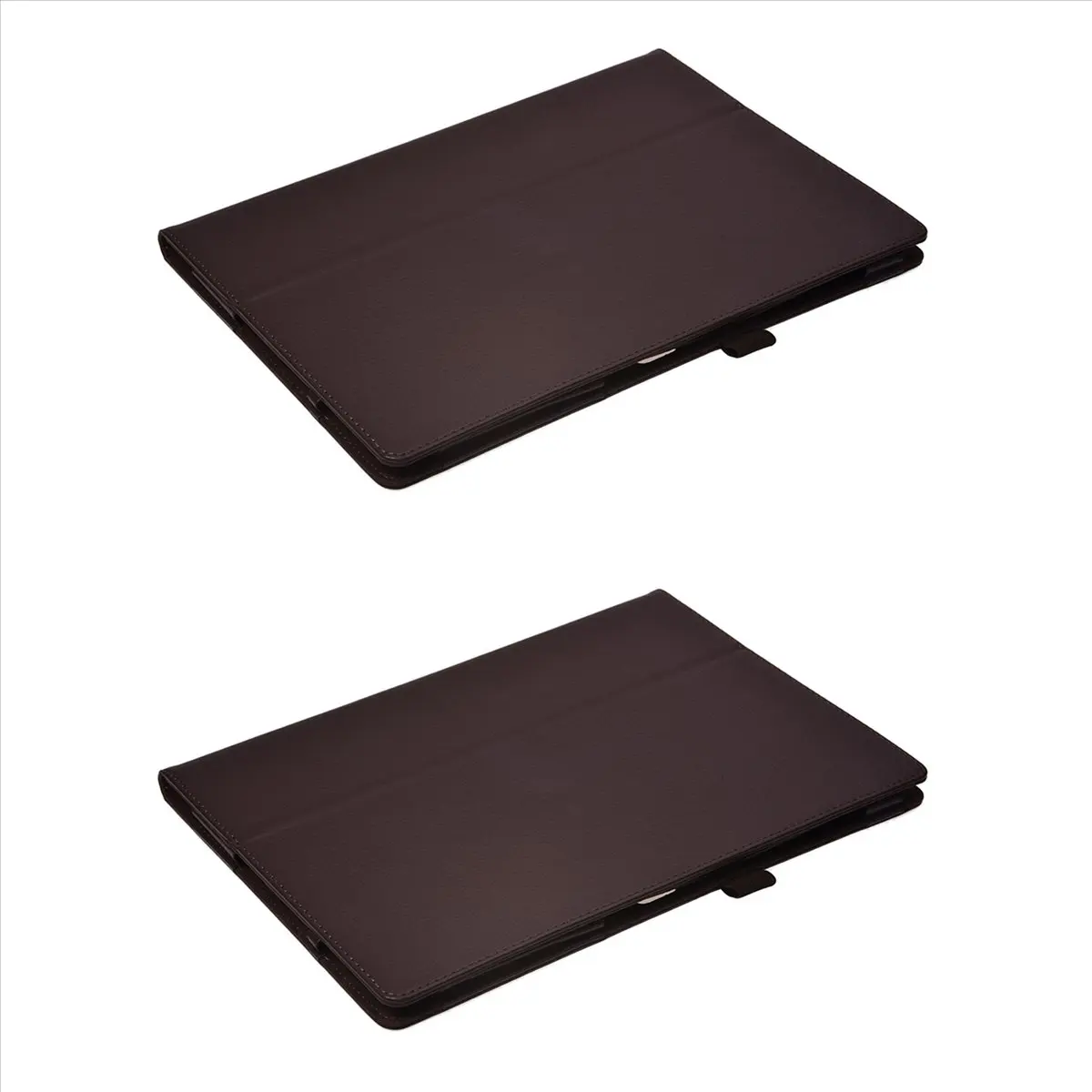 【HOT ITEMS】2X Folding Folio Case Tab Cover Stand for Microsoft Surface 3 10.8Inch Tablet PC Brown