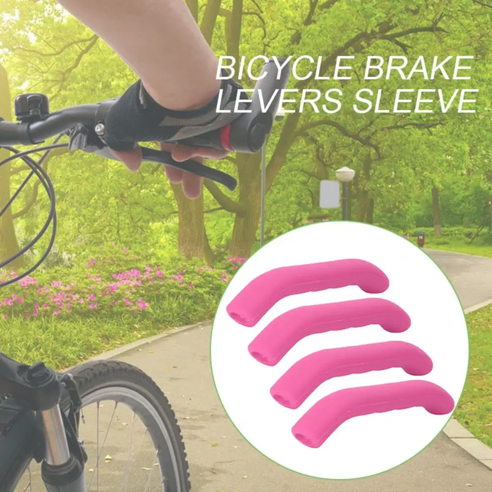 

Non-slip Brake Handle Silicone Cover Universal Anti-slip Bicycle Brake Levers Sleeves for Simple Installation Handle Protection