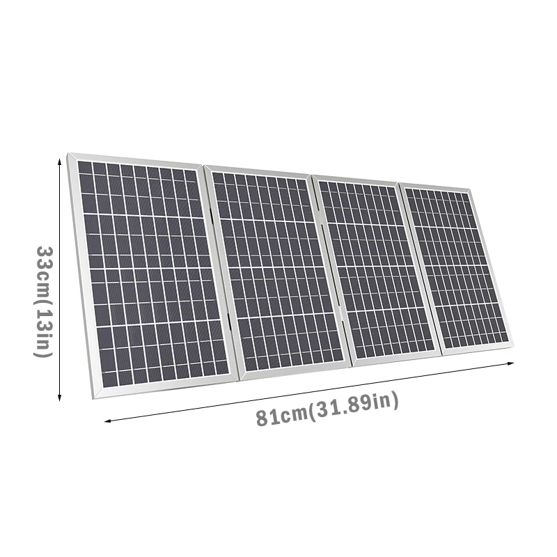 800W Solar Panel Foldable Frame Durable Portable 18V Solar Plate Design for Outdoors Activities RV and Emergency Power image 3