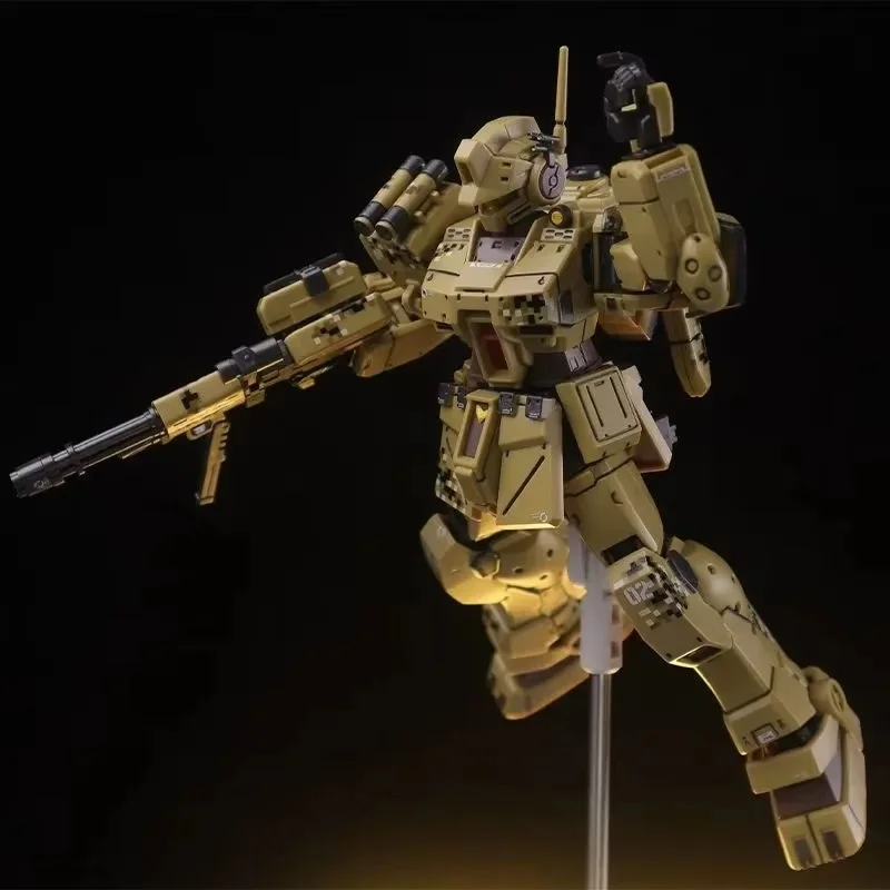 HG 1/144 RGM-79S GM Spartan Desert Version Action Figure Mech Assembly Model Kit Boys' Puzzle Toys Desktop Ornament Doll Collect