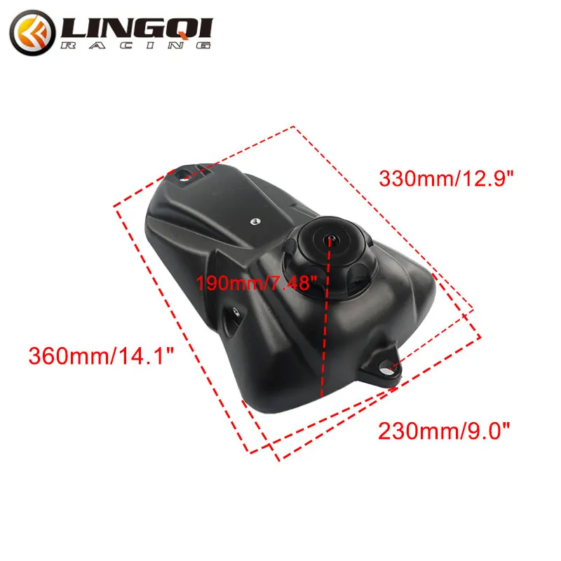 LINGQI 110 125cc 150cc Off-Road Fuel Tank Pit Bike Oil Tanks Pot Accessories Motorcycles Dirt Motorcycle Body System For BBR KLX