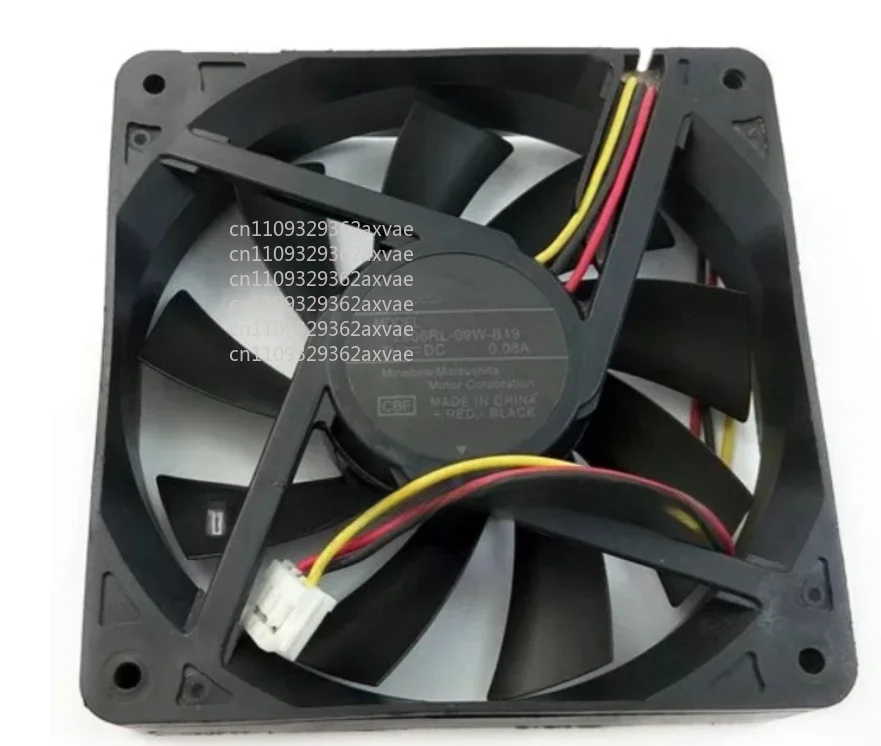 For NMB-MAT 2806RL-09W-B19 CBF DC 7V 0.08A 3-Wire 70x70x15mm Server Cooling Fan