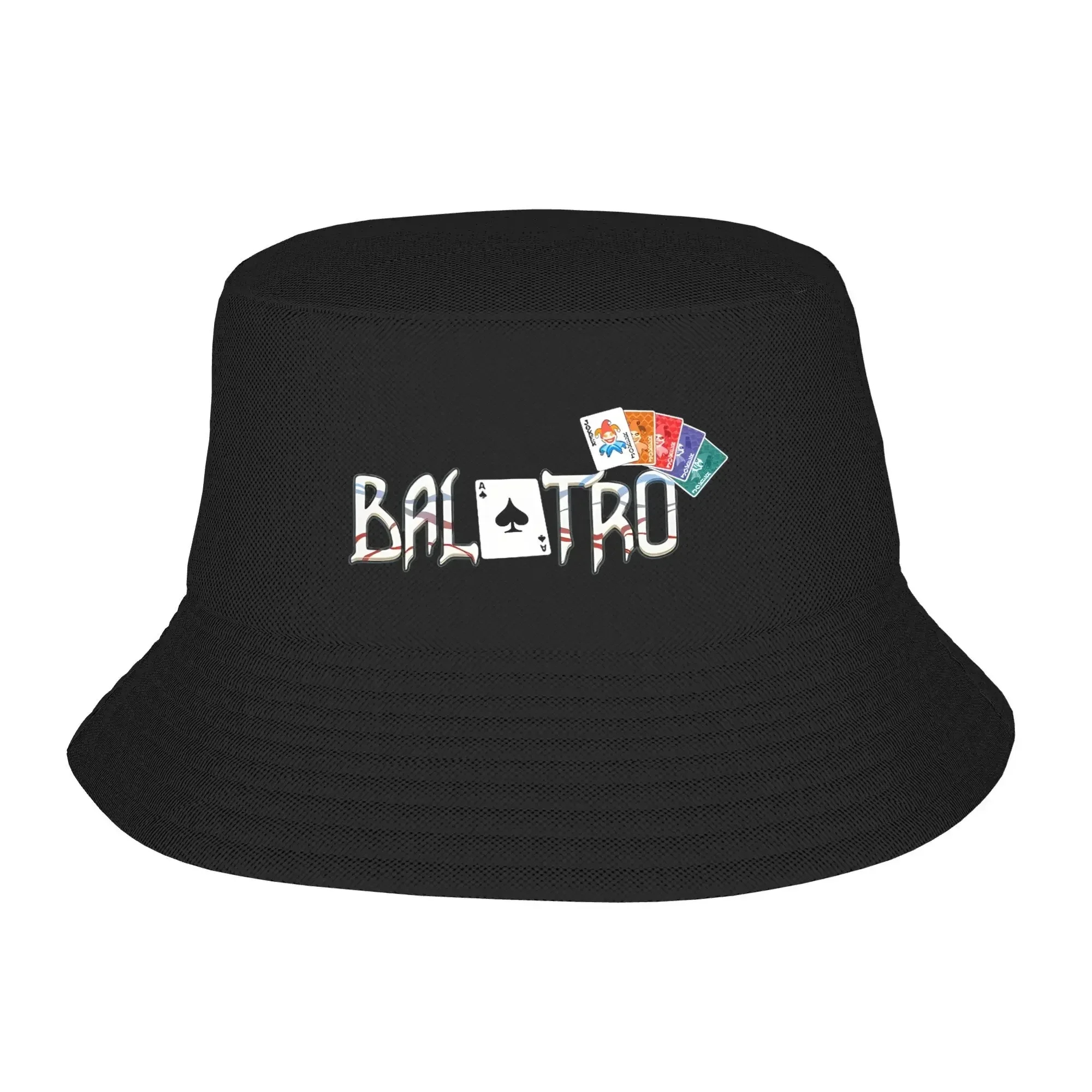 

Balatro logo Bucket Hat Harajuku Fisherman Caps Breathable Fishing Visor Hats For Men Women Casual Design Cap