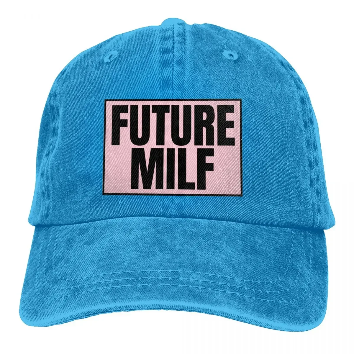 

Future Milf Multicolor Hat Summer Sports Women's Cap Pink Black Hip Hop Summer Visor Protection Hats