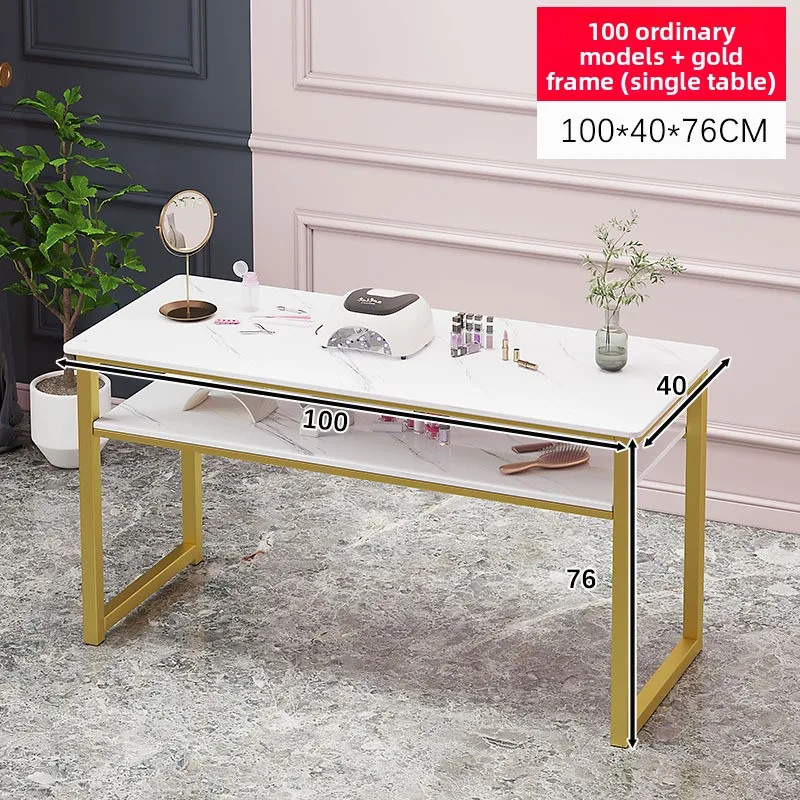 Japanese Inspired Manicure Table Extended Luxury Modern Single Nail Table Manicure Table Desk Table for Nails Salon