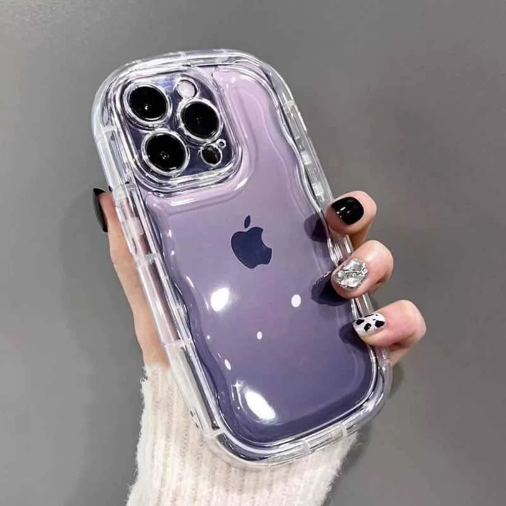 Luxuriöse transparente Seife-weiche Handyhülle für iPhone 17, Air 16, 15, 14, 13, 12, 11 Pro Max Plus 17 Pro, Kameraschutz, Airbag-Abdeckung – Detail 5