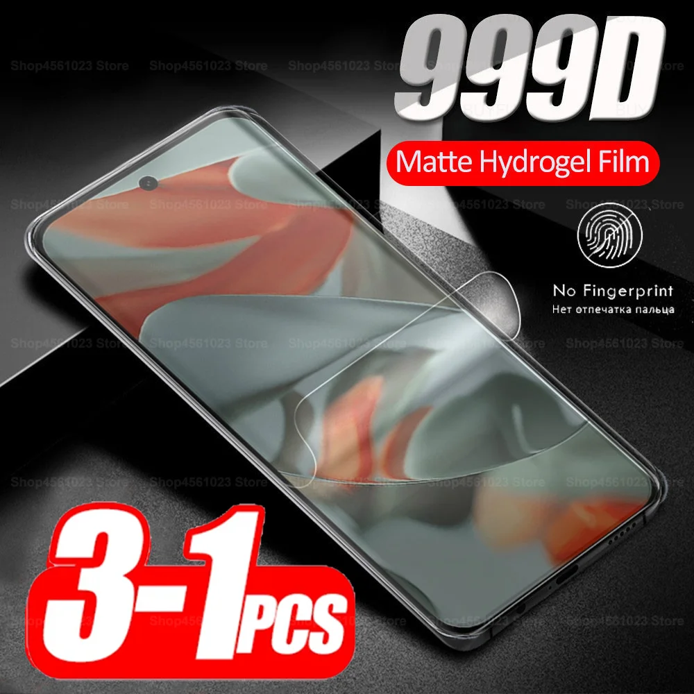 For Google Pixel 9 Pro XL 5G Hydrogel Film 1-3Pcs Matte Screen Protector Googe Gogle Goge Pixel9 9Pro 9ProXL Pixel9Pro Not Glass