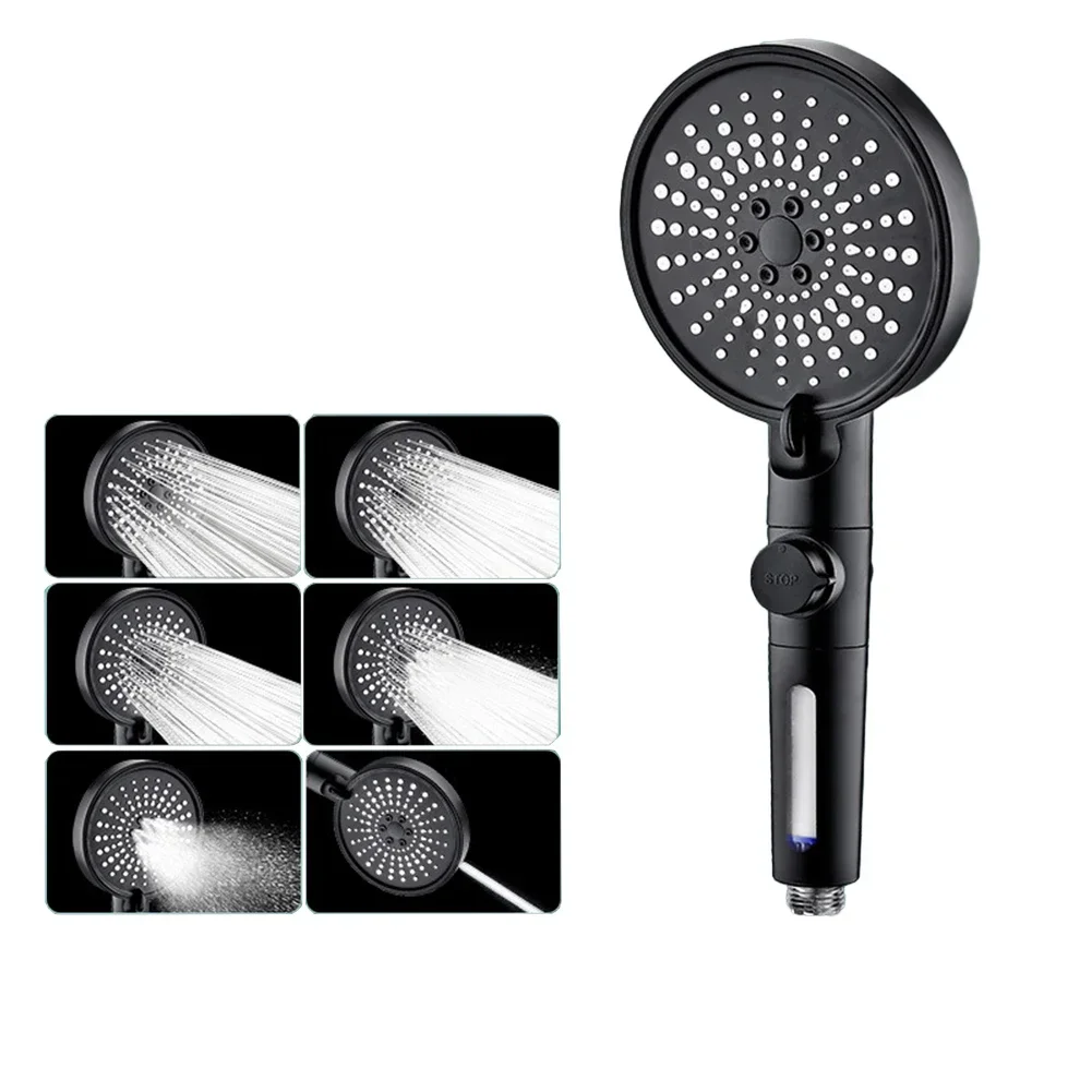 Adjustable Shower Head High Pressure Modes Powerful Water Pressure Easy Installation Features Invigorating Spray