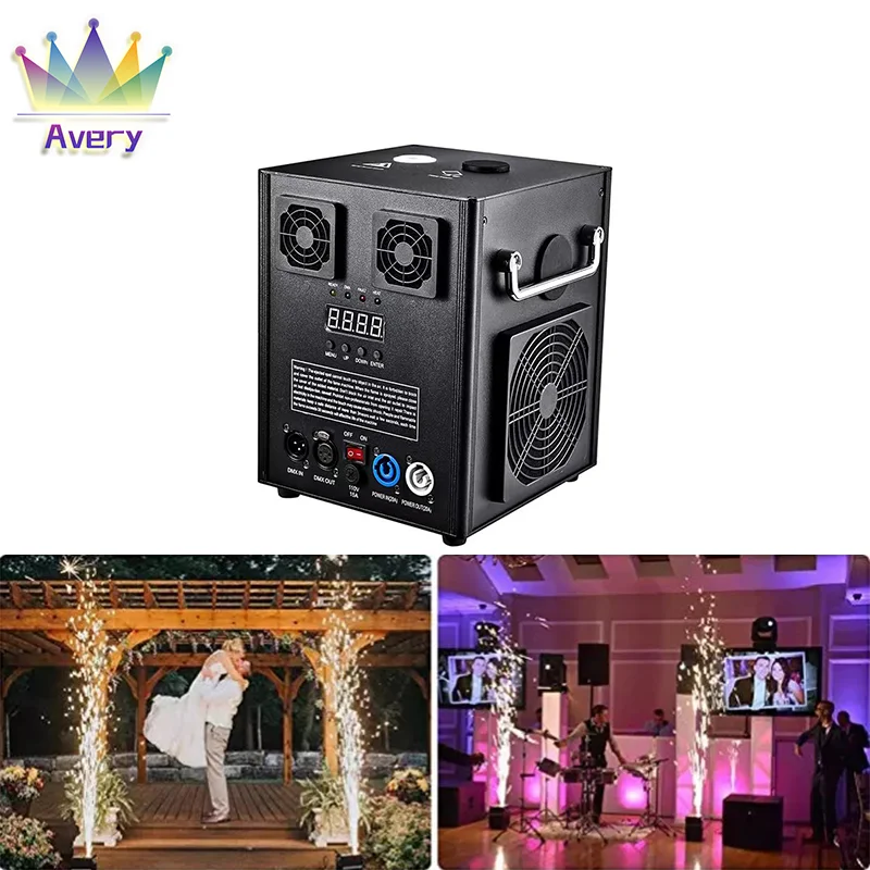 

Electronic Flower Sprayer Fireworks Machines Stage Effect 600W/700W Ti Powder For The Wedding Party Stage Special effects Dj Bar