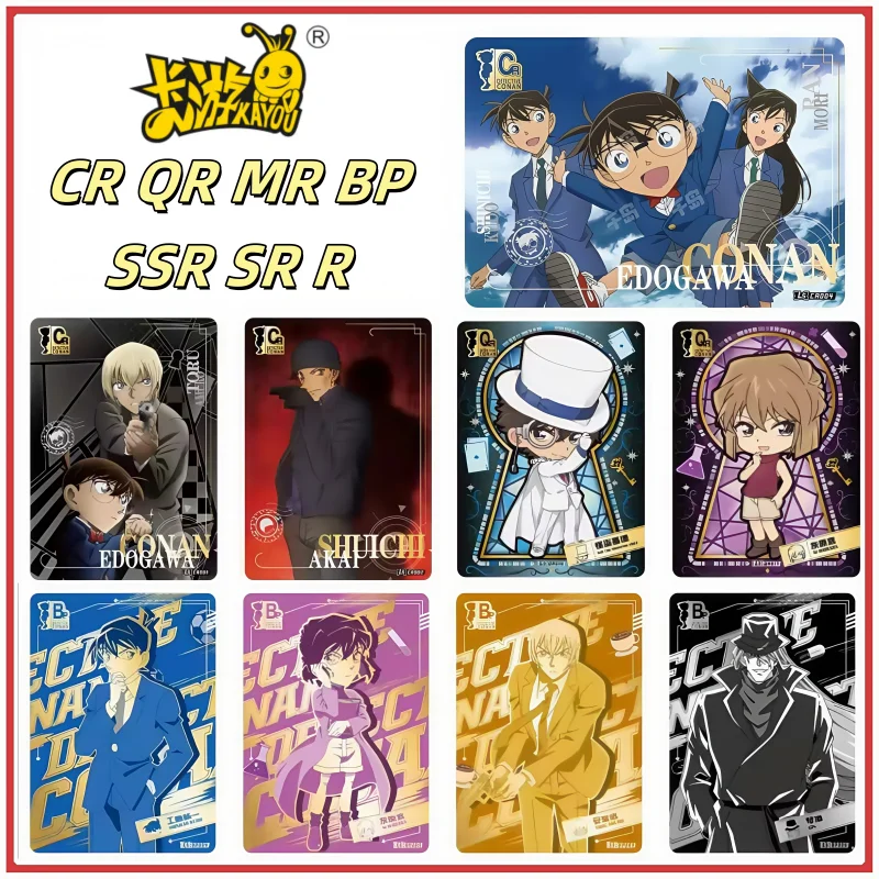 

KAYOU Genuine Detective Conan Card Mystery Insight Pack Rare Card Kuroba Kaito Kudou Shinichi Anime Collection Cards Toys Gifts
