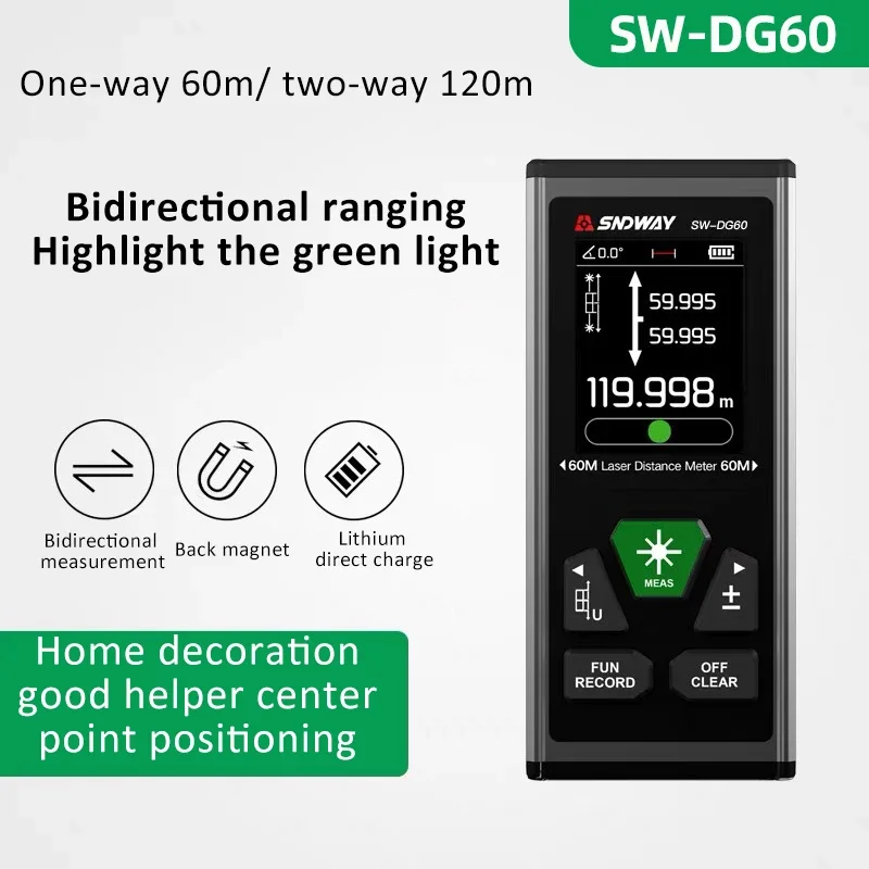 2 Way Laser Measure…