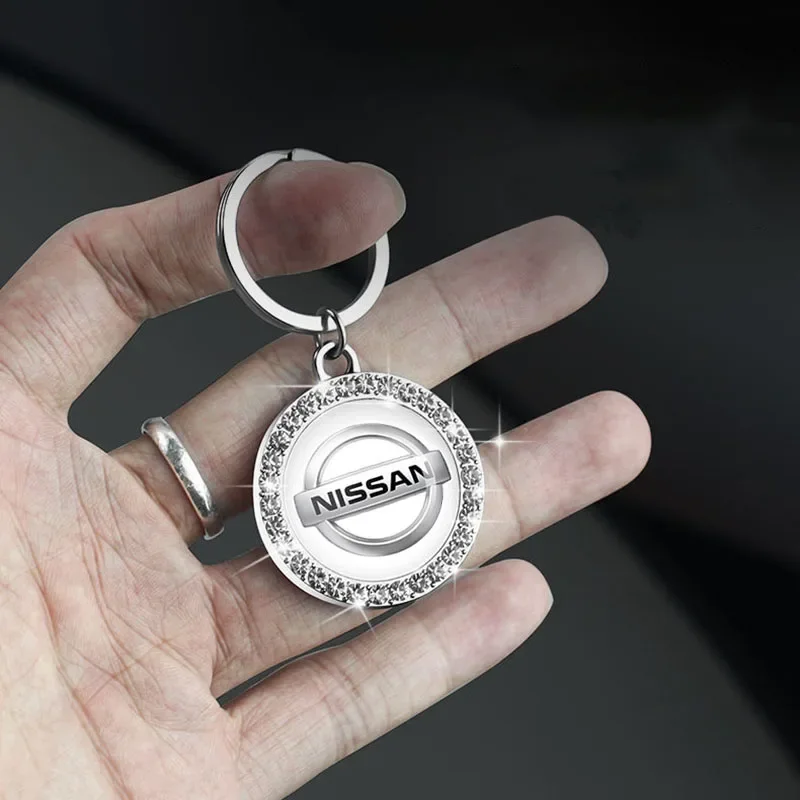 Car Key Rings Keychain Pendant for Nissan Qashqai J11 J10 Leaf  Murano Altima Maxima Note Titan Sentra Juke Navara Accessories