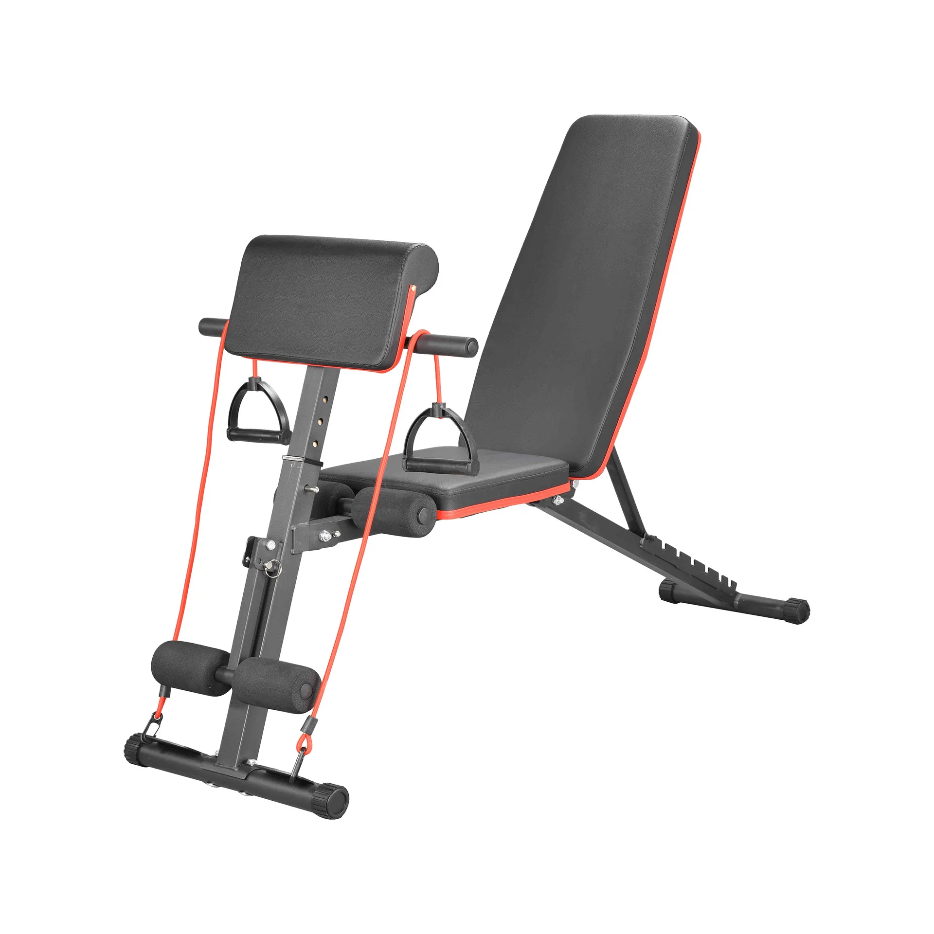 

Multifunctional Training Bench Supine Board Training Equipment Home Gym Exercise Drawstring Sit-up Load Adjustable Weight Bench