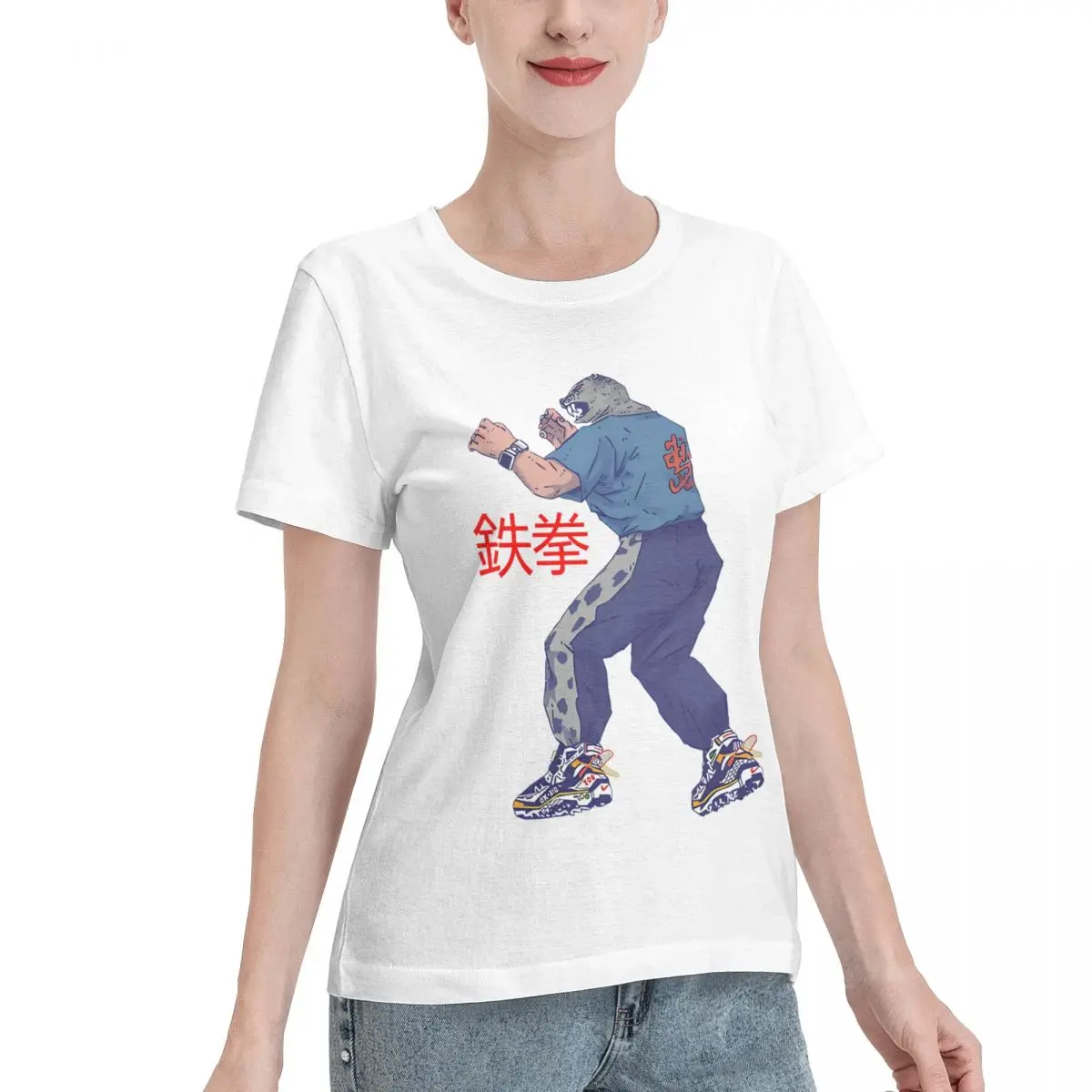 Great Deal King Tekken Women's T-shirt All Season High Quality Cotton Shirt