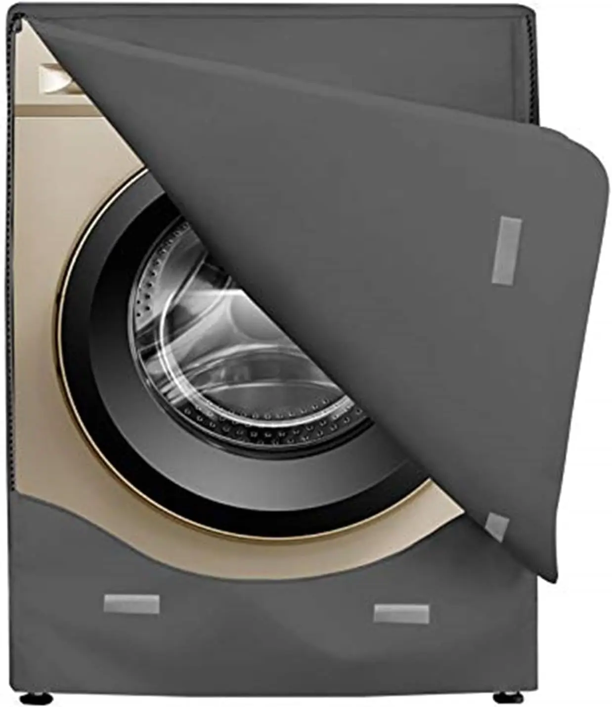 

Водонепроницаемый и пыленепроницаемый утолщенный чехол для стиральных и сушильных машин с фронтальной загрузкой, размер W27 D33 H39 дюймов