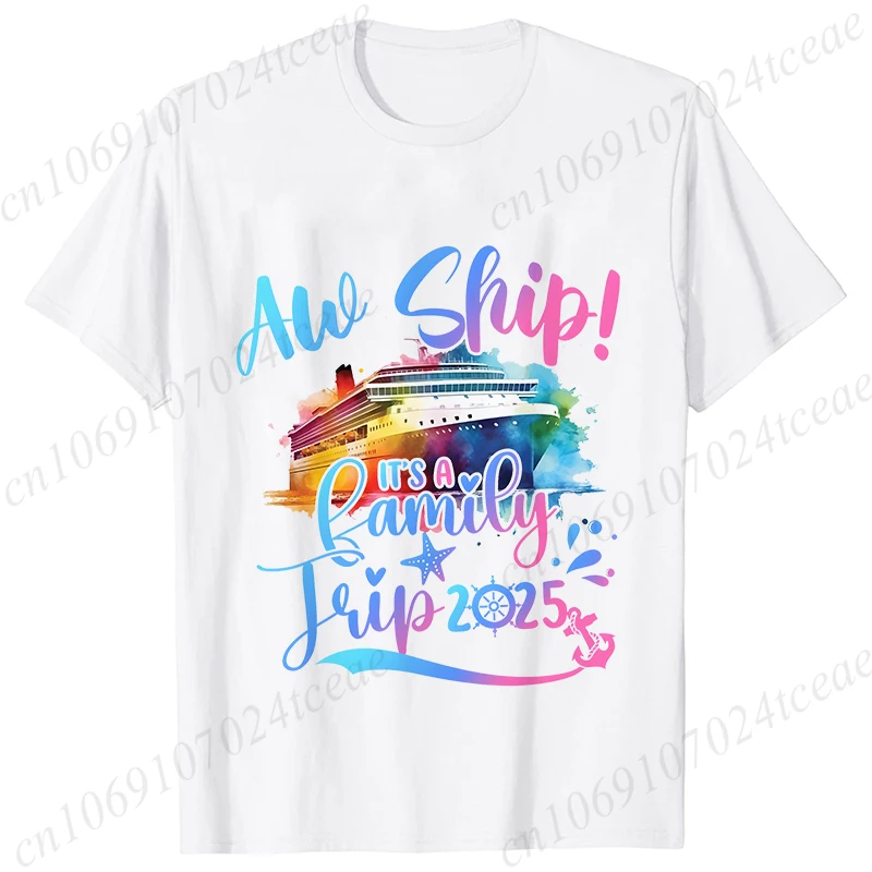 Family Cruise 2025 Shirt Cruise Squad T-shirts Family Matching Cruise Making Memories Together Tee Shirts Adults Kids Outfits