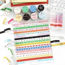 16packs/LOT Wonderful Journey series cute lovely retro decorative paper masking washi tape