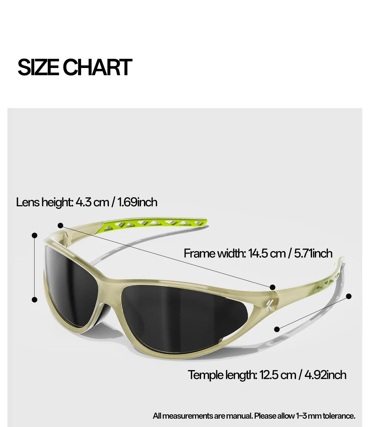 Kapvoe Fashion Retro-Radsportsonnenbrille Damen-Radbrille Mountain-Wanderbrille Herren-Sport-Tennis-Pickleball-UV400-Schutzbrille – Detail 22