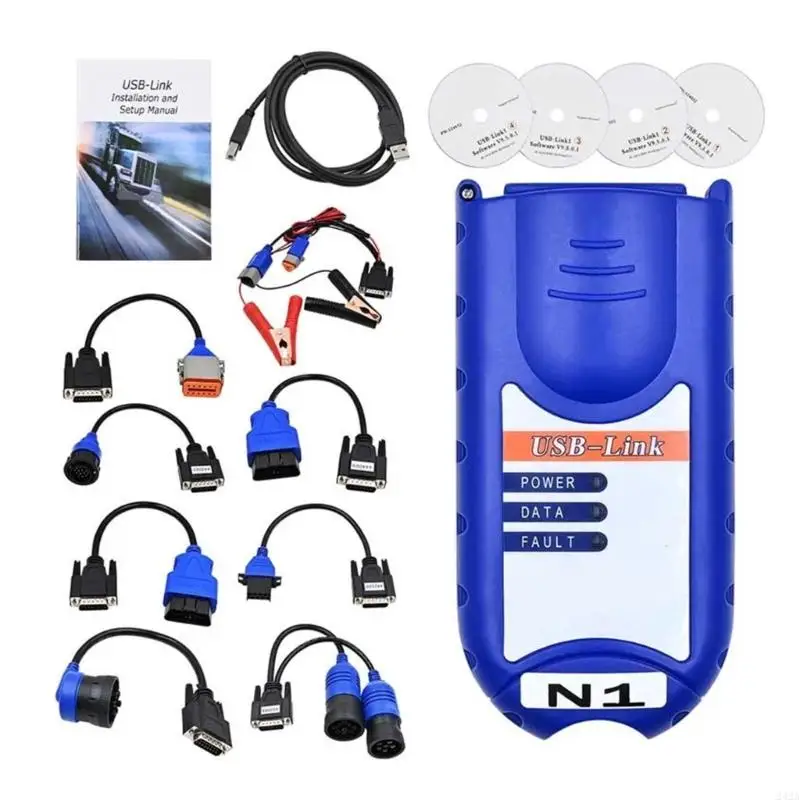 

242A Truck OBD2 Scanner Tool USB интерфейсы для тяжелых автомобилей двигатель и системы