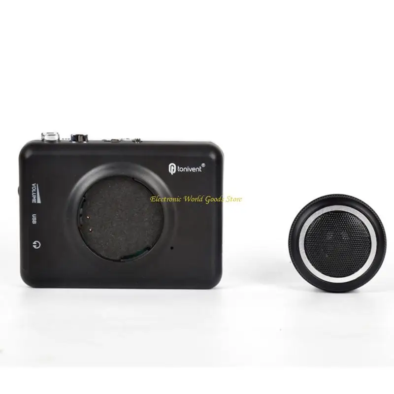 

A3pd Portable Retro Cassette Player Ton008 Магнитофон со встроенным 0,5 Вт динамика и программного обеспечения для ленты