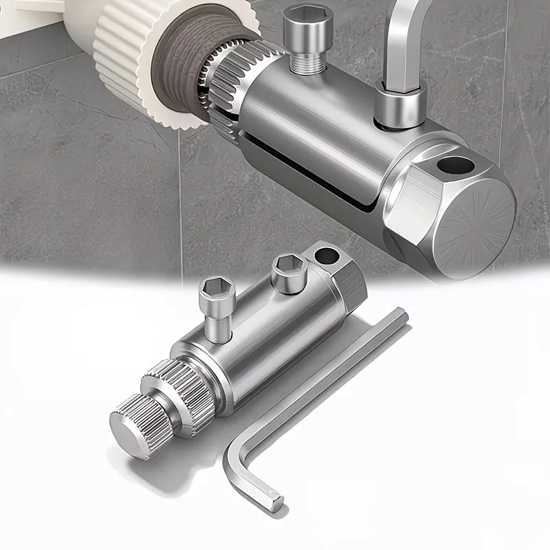 Pipe Extractor Tool Pipe Nipple Extractor Pipe Remover Kit Broken Pipe Thread Remover Fits 1/2 inch to 3/4 inch Pipe Capacity