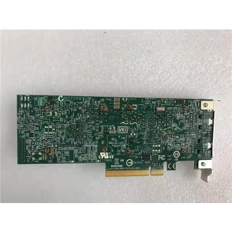 Parts for/Broadcom 57810S 10Gb dual electrical port 10 Gigabit network interface card 0W1GCR 0HN10N
