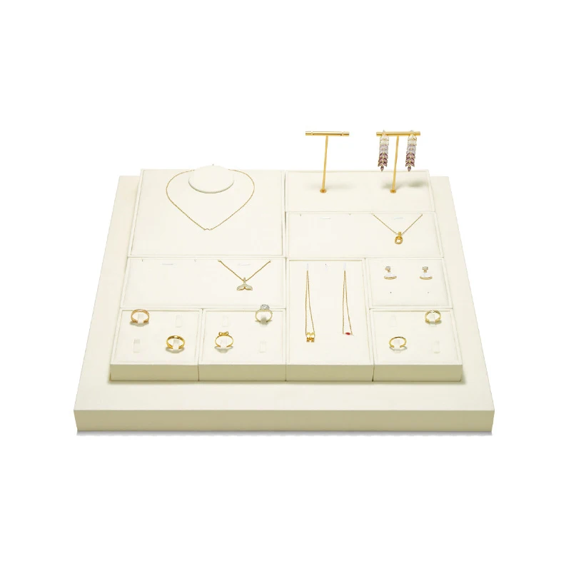 

Jewelry display props Counter jewelry display stand for rings, earrings and necklaces. Ultra-fine jewelry display rack.