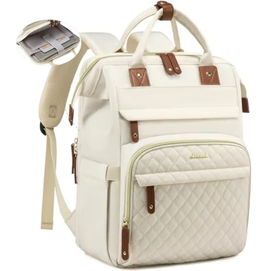 

Laptop Backpack for Women, '' Waterproof Nurse Bag Teacher Work Backpack Purse for Women, Travel Computer Backpack for College