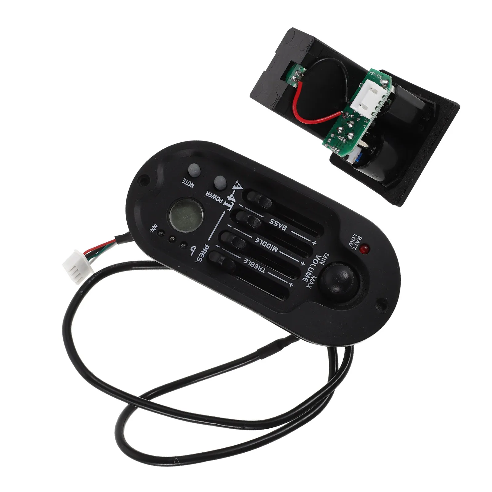 

Комплект: система предусилителя для акустической гитары с 4-полосным эквалайзером и встроенным ЖК-тюнером для точной настройки в реальном времени