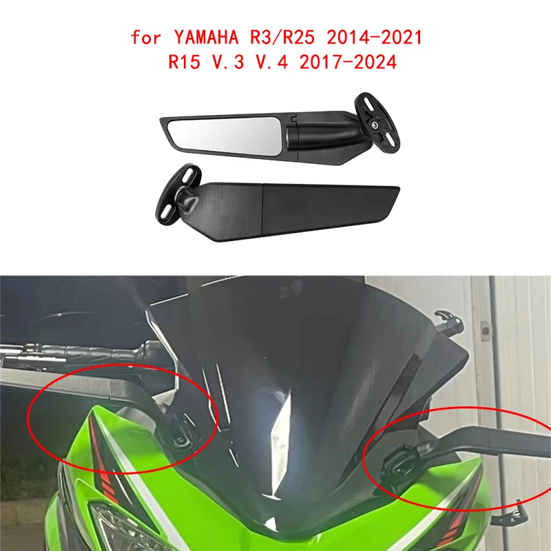 

for Yamaha motorcycle modification, universal enlarged and widened rearview mirror decorative cover, mirror holder bracket.