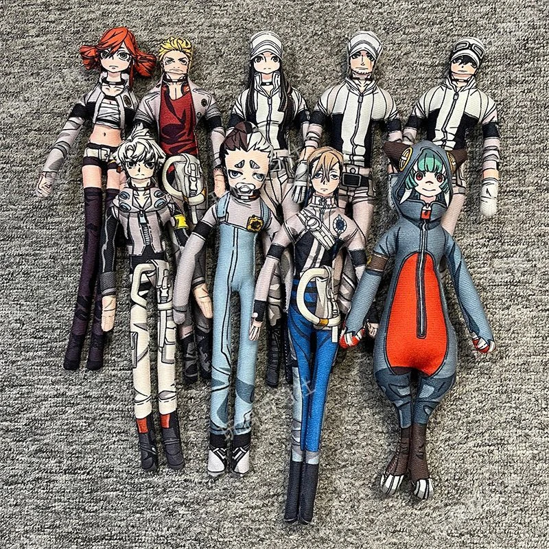 Anime GACHIAKUTA Tamsy Ryou Zanka Enjin Rudo Tomme Follo Guita Gris Cosplay Doll Abstract Funny Plush Stuffed Creative Accessory