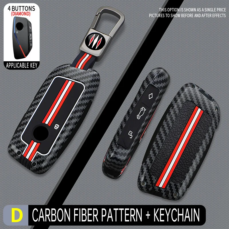 Zinc Alloy key cover Accsesories car key case keychain for BMW Series 7 735i 740Li X7 X1 U11 2023 I7 G07 LCI XM