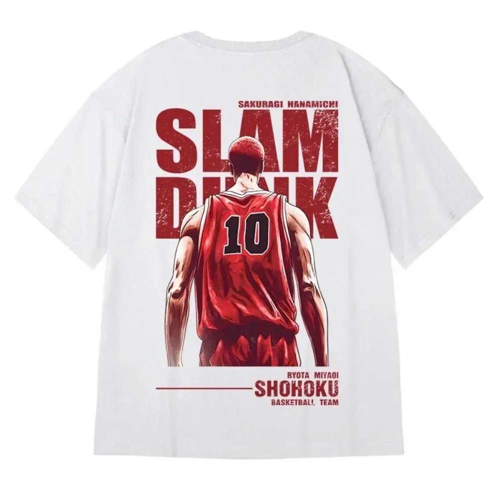 2024 Summer Men\'s T-Shirt Baskeball Team Printed Tshirt Hip Hop Street Wear Short Sleeve Oversized Tee Shirt Men Woman Clothing