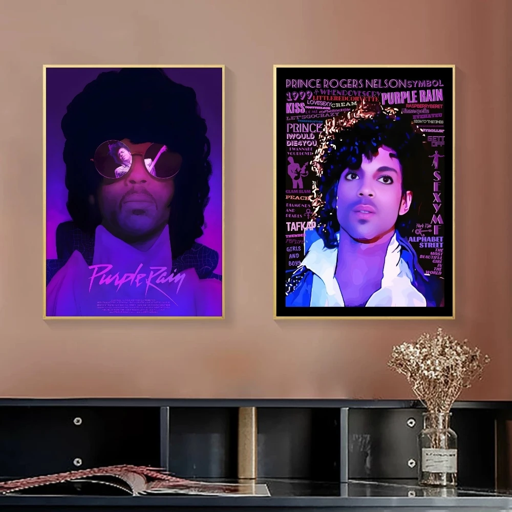 Prince R-Rogers Nelson Painting Calligraphy Canvas Poster Bedroom Living Room bar Hallway House interior Wall Decor