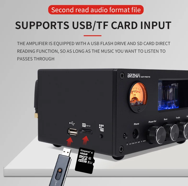 NEWBRZHIFI M7 Desktop Mini Fever Sound Amplifier All-in-one Machine House Hold Power Amplifier Stereo Bile Machine