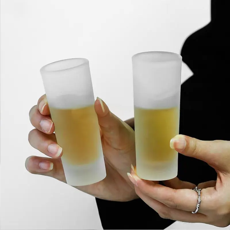 Vidrio esmerilado de 60ml, vaso de tequila, vaso de bala, vaso de cóctel con un solo sentado, vaso de cerveza, vasos de chupito, tazas de whisky