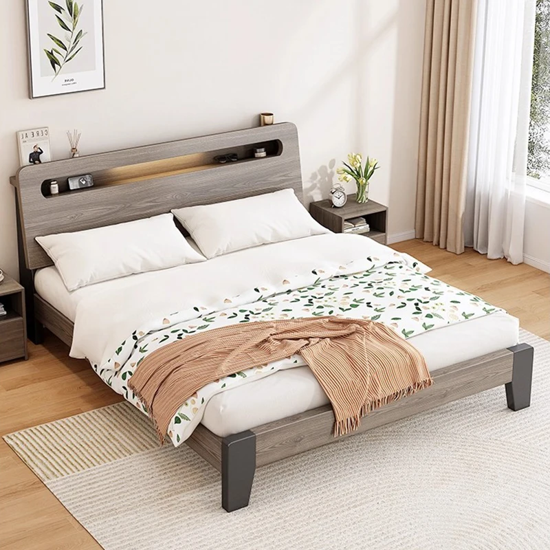 Para sala de estar estrutura da cama fácil resistente slat montagem quadros do quarto eco-friendly cama ripas de madeira suporte le bedboard casa móveis