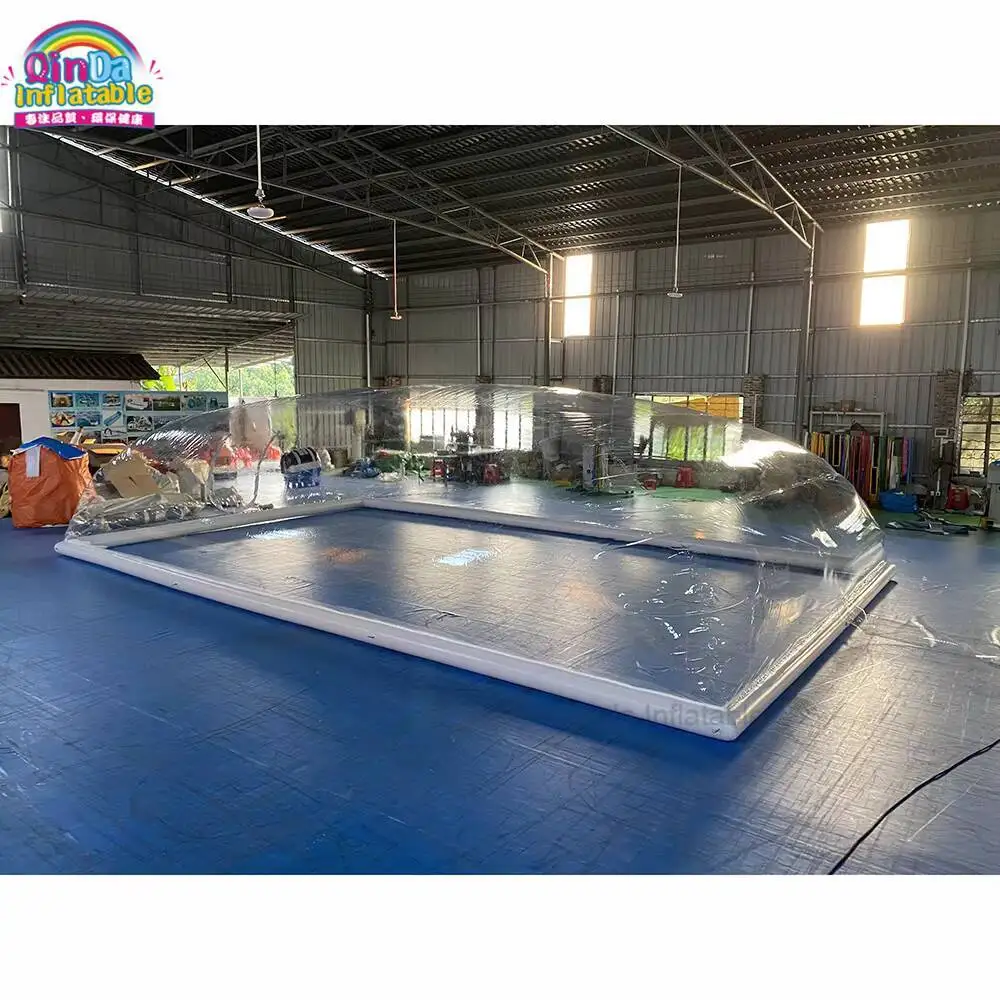

Custom Made Inflatable Clear Bubble Tent Inflatable Pool Dome Tent For Sale