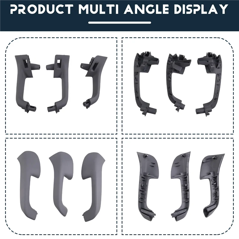 

A20K-Door Handle Grab Cover Interior Door Handle Cover Door Handle Grab Cover For VW Golf 5