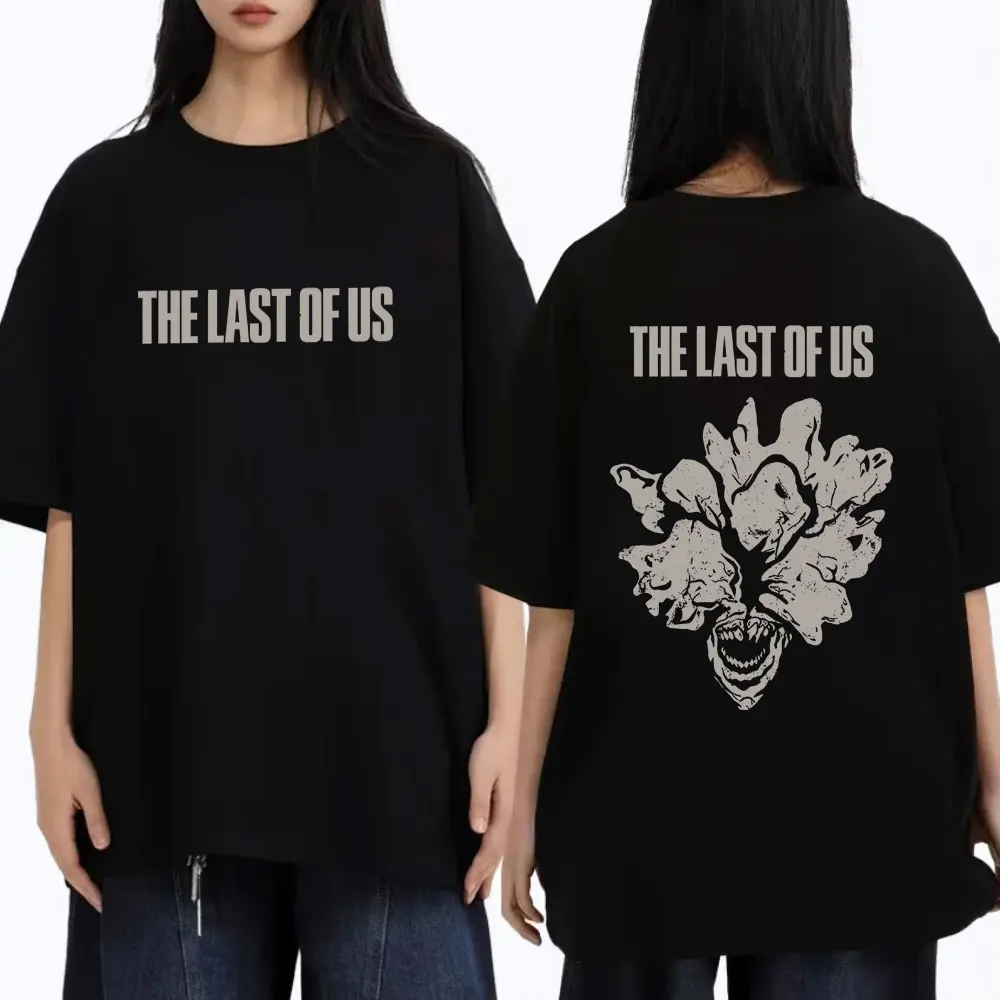 

Hot Sale The Last of Us Ellie & Pedro Pascal Graphic T-shirt Terror Gothic Tshirt Summer Men Women Fashion Retro Oversized Tees