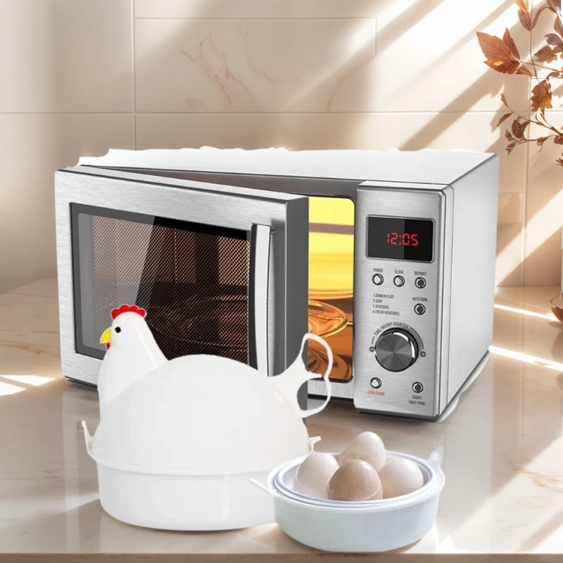 

Прекрасный яйцеварка в форме курицы, пароварка, 4 яйца, микроволновая печь, яйцеварка, инструмент для приготовления яиц, яйцеварка, кухонные аксессуары