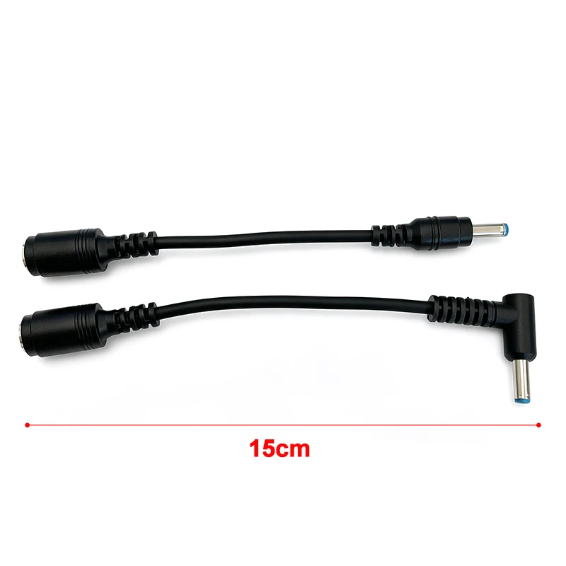 1pcs 7.4*5.0mm To 4.5*3.0mm DC Power Charger Converter Great Replacement DC Adapter Connector Cable For HP Blue Tips