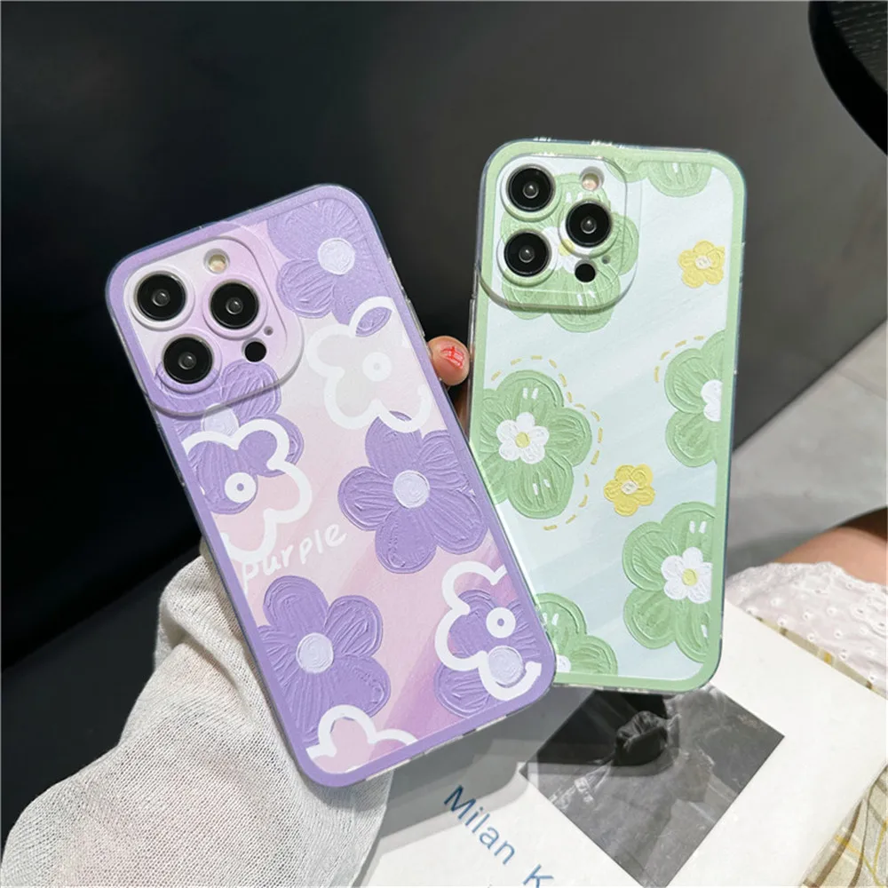 Flower Phone Case For Huawei P20 P30 P40 P50 P60 Pro Lite Plus Y9 Prime 2019 Y9A Y7A Y8P P Smart 2021 Nova Y61 Y70 Soft Cover