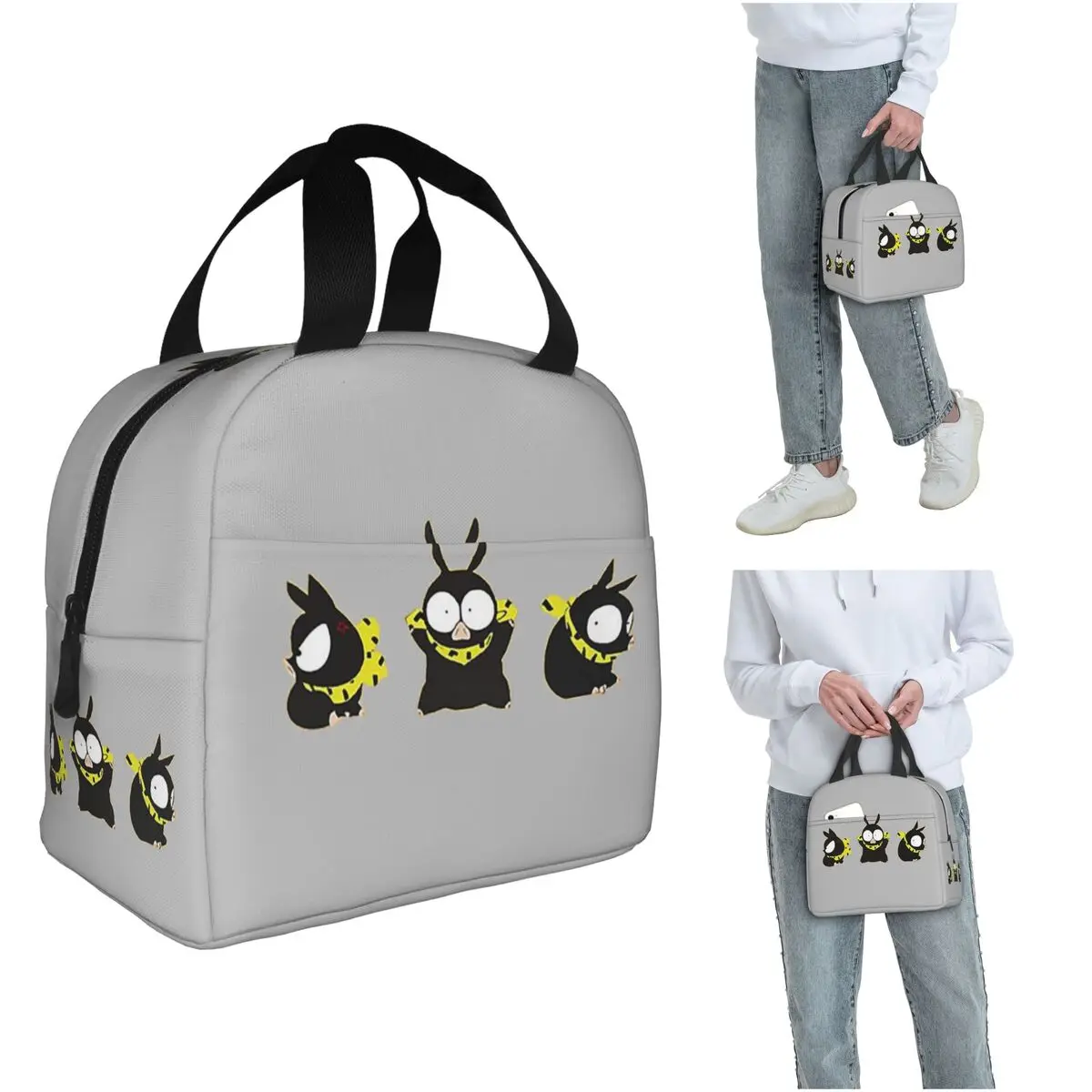 P Chan Ranma Insulated Lunch Bag for Women Kids Portable Food Boxes Thermal Lunch Box Tote