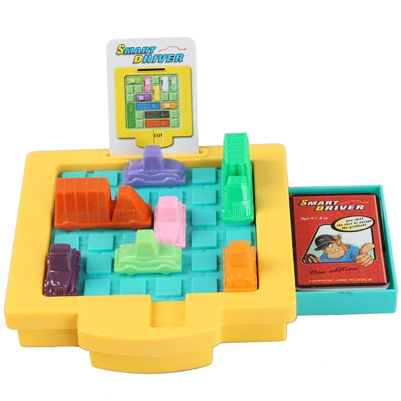 Câu đố cho trẻ em Thông Minh Bảng Điều Khiển Game Kids Toy Ô Tô Xe Câu Đố Xách Tay Đồ Chơi Trò Chơi của Bên 120 Thẻ Logic Thách Thức