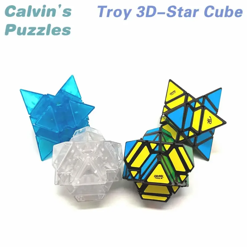 Troy 3D-Star magiczna kostka Calvin's Puzzle Neo szybkość zawodowa Twisty Puzzle łamigłówki edukacyjne