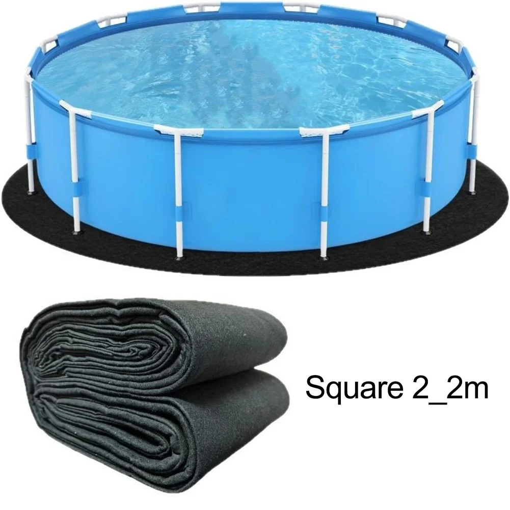 300GSM Pool Liner Pad for Round Above Ground Pools Designed to Minimize Liner Damage and Maximize Natural Heat for retention