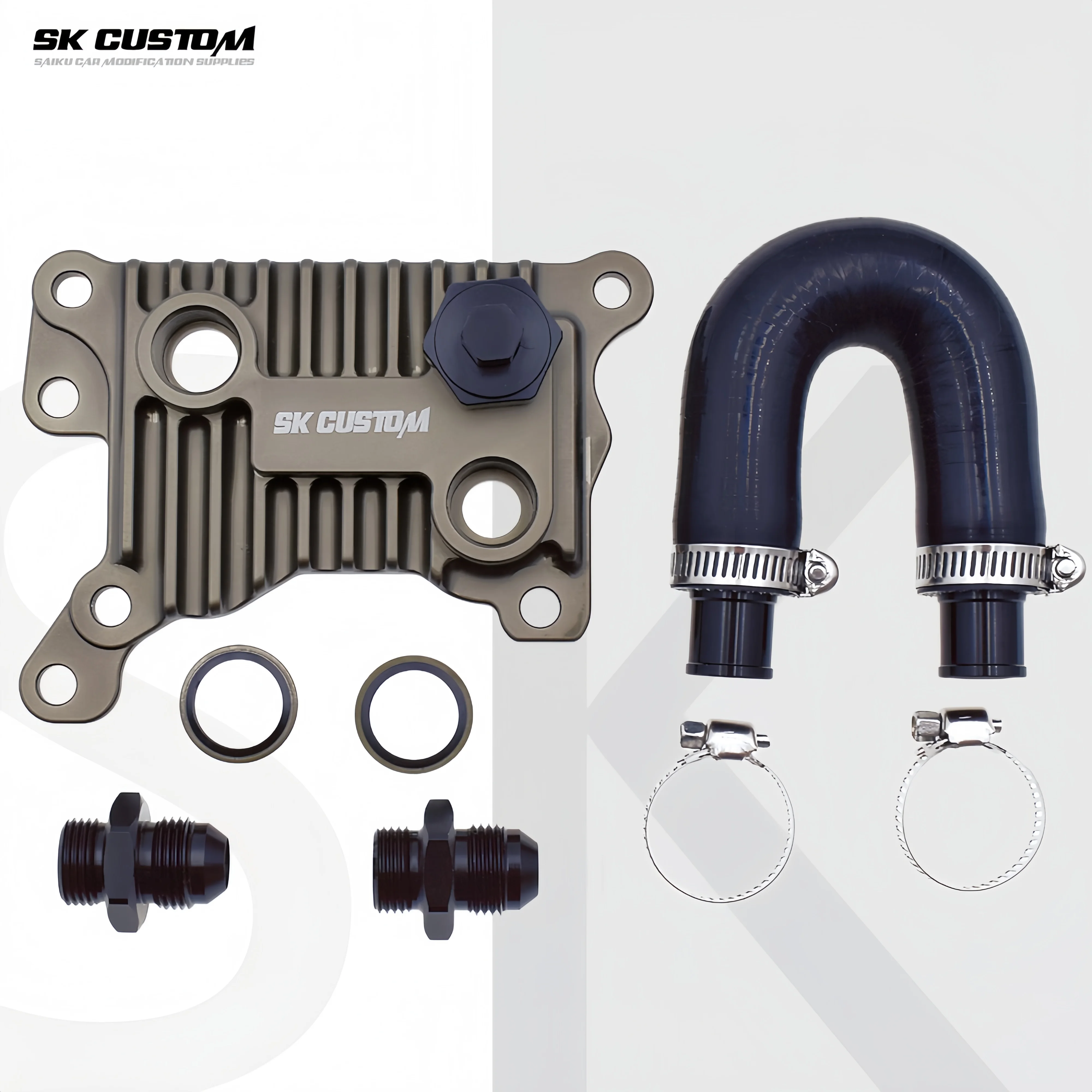 Adaptador de Enfriador de Aceite SK CUSTOM para Motor Mercedes M282, para Motores M282.910 / .914 / .920 / .915 1.3T, OE: A2820700079, Piezas de Auto