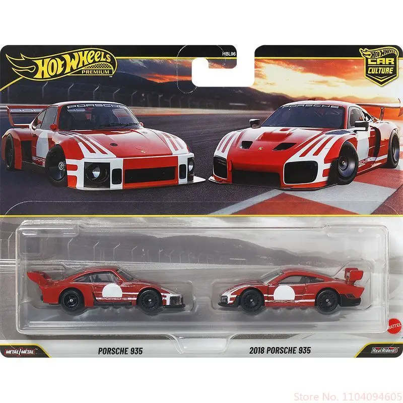 Disponibile Hot Wheels Premium Culture 2-Pacchi Giocattolo per bambini Hotwheels 1:64 Modello di auto Ragazzi Giocattoli per bambini Mitsubishi Subaru Dodge Porsche