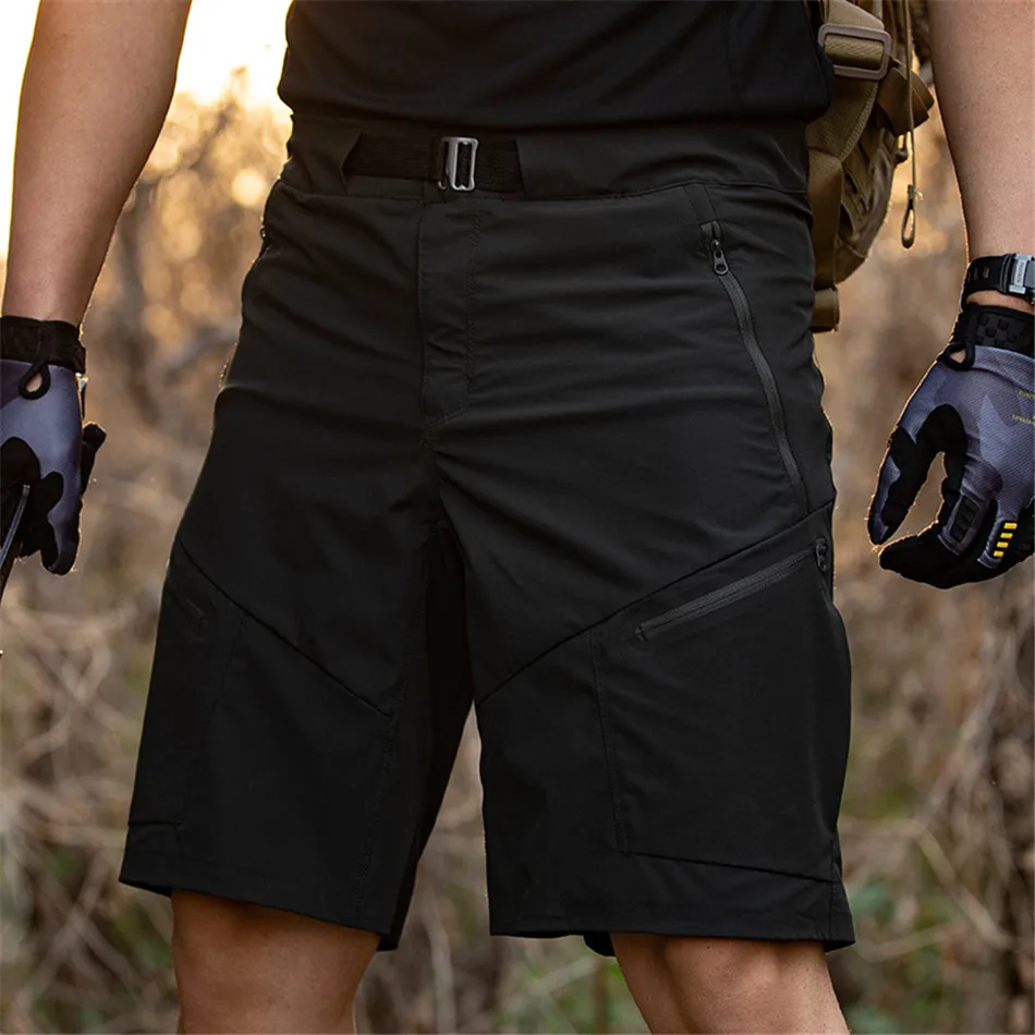 

New Men Summer Breathable Water Resistant Cargo Tactical Shorts Outdoor Multi-pocketed Hiking Cycling Quick-drying Short Pants
